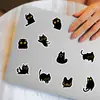 100 peças de Adesivos para Mini Planner Gatinho Preto Temporada 2 DIY Diário Criativo Decoração de Celular Adesivos para Planner Transfronteiriço