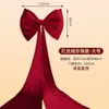 Veludo Vermelho Flor de Cabeceira Decoração de Casamento terno Decoração de Quarto de Casamento Quarto de Mulher Quarto de Homem Casa Nova Enfeites Pendurados com Laço