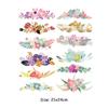 Nuevos Transfronterizos Más Vendidos Edición Completa Flor Estampado Térmico Estampado en Caliente Estación Internacional de Amazon Más Vendidos Flor Mariposa Pegatinas de Estampado