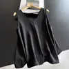 2026 Nuevo Modelo Blusa Holgada de Cuello en V Texturizada Top sin Mangas Camiseta Fina Top Corto Venta al por Mayor H06FT539