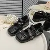 Zapatos de Cuero de Moda para Niñas Estilo Británico Retro 2026 Primavera/Otoño Nuevos Zapatos Individuales de Moda para Niños con Moño y Calados