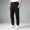 Pantalones Deportivos Elásticos para Hombre de Remate de Centro Comercial, Estilo Delgado Transpirable de Verano, Cintura Elástica, Sin Arrugas, Pantalones Casuales con Caída para Hombre Bk529