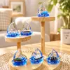 Figurita de Acrílico Rellena de Aceite Oceánica Titanic Velero Botella de Arena Movediza Adorno de Escritorio Decoración Pequeña Regalo de Temporada de Graduación