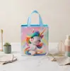 Bolsa de embalaje laminada no tejida para pintura infantil, superventas transfronteriza, minibolso exquisito, bolsa de regalo para cumpleaños infantil