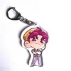 Kpop Caçadora de Demônios Grupo Feminino Alta Qualidade Fofo Decorativo Pequeno Presente Acrílico Chaveiro Pingente para Mochilas de Estudante