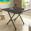 Mesa Plegable, Mesa de Comedor Plegable, Mesa de Estudio para Dormitorio de Residencia Estudiantil, Mesa de Comedor para el Hogar, Mesa para Exteriores, Ampliada y Reforzada para Uso en Puesto