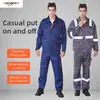 Ropa de trabajo de manga larga hecha a medida, uniformes, uniformes de fábrica, ropa de trabajo para talleres, chalecos reflectantes, ropa de seguridad y conjuntos de primavera/otoño