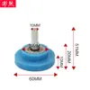 Rueda de Goma para Máquina de Recubrimiento, Rueda Plana, Rueda de Alimentación de Silicona, Rueda de Presión, Rueda de Avance, Rueda de Presión de Transportador Resistente a la Silicona, Accesorios para Carpintería Rueda de Goma
