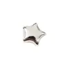 Mini Joias de Liga Metálica Estrela de Cinco Pontas Lua para Nail Art Populares Dourado e Prateado Estéreo DIY Acessórios Pequenos Usáveis para Nail Art
