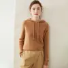 Suéter de Cachemira para Mujer Baicaierong Otoño/Invierno 2026, Sudadera Engrosada, Diseño Versátil, Tejido de Lana