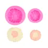 Molde de silicona de flor de crisantemo grande, herramienta de decoración de bordes para fondant de pastel, molde para hornear