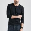 2024 Explosões de Comércio Exterior Cor Sólida Camiseta de Manga Longa Masculina Slim-fit Slimming Masculino e Feminino Clássico All-match Inner T Base Camisa Top