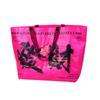 Bolso tejido con polvo fluorescente, bolso de mano, bolso de piel de serpiente, para hornear, café, ropa, apertura de tienda, bolso llamativo, exposición, bolso de gran tamaño