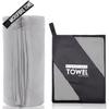 Toalha Esportiva de Veludo Dupla Face para Comércio Exterior, Toalha Absorvente de Microfibra Ultrafina para Natação de Secagem Rápida, Toalha Portátil para Yoga e Fitness