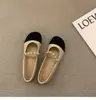 Zapatos de mujer de suela plana estilo francés inspirados en Chanel, nuevos zapatos Mary Jane de primavera 2025, mocasines versátiles de primavera y otoño