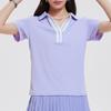 Traje Deportivo Nuevo Transfronterizo Caijue para Mujer, Falda Abullonada Casual Anti-Exposición, Camisa Polo de Manga Corta, Conjunto de Tenis de Plumas para Mujer