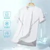 Camiseta de Secado Rápido Verano Casual para Hombre Manga Corta Holgada Deportiva Estampada Transpirable