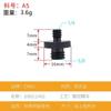Adaptador 1/4 3/8 Tornillo de Cámara M4M5M8M10M12 Panorámico/Inclinable Accesorios para Equipo Fotográfico Tornillo de Mano Personalización