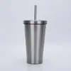 2024 Novo Copo com Canudo de Aço Inoxidável 710ml Tampa de Abertura Grande Copo para Milk Tea Pérola Capacidade Grande Personalizável Copo de Água Térmico