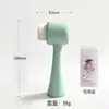 Cepillo facial de silicona para limpieza, cepillo de cerdas suaves, cepillo facial de doble cara para limpieza, cepillo de limpieza facial, removedor de puntos negros y poros, cepillo de cerdas suaves para masaje