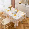 Mantel Impermeable y a Prueba de Aceite Peva Moderno y Sencillo Textil para el Hogar Nórdico Mantel Rectangular Lavable Mantel para Mesa de Café Mantel para Mesa