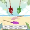 Balde Pequeno de Ferro para Praia Transfronteiriço Corrida para Cavar Areia Brinquedos Pontos Turísticos Água Pá Pequena Ferramentas de Jardinagem Balde de Lata de Três Peças