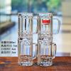Vaso de vidrio templado al por mayor anticaída comercial para el hogar resistente al calor vaso de cerveza de gran capacidad vaso de burbujas agua potable 6