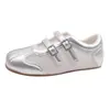 Sapatos Mary Jane de Ballet em Estoque para Mulheres, Verão 2026 Novos Casuais com Velcro Leves de Malha Estilo Baseball Calçados de Treino Alemães