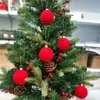 Bolas de Navidad de Terciopelo de Colores Hechas a Medida por el Fabricante, Adornos para Árbol de Navidad, Bolas de Navidad de Terciopelo, Bolas de Navidad para Decoración de Centros Comerciales