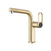 Grifos para Lavabo de Baño Cuidadosamente Seleccionados para Uso Doméstico, Grifo Mezclador de Agua Fría y Caliente para Lavabo Bajo Encimera, Grifo para Lavabo Antisalpicaduras