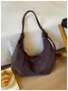 Bolso de Hombro Cruzado Retro de Ante y Felpa para Mujer 2026 Nuevo de Moda Bolso de Hombro Único Nicho Alta Apariencia Bolso Cruzado tipo Bollo