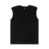Chaleco sin mangas de algodón puro blanco pesado de 230 g Camiseta de hombre Amantes Simple Casual Suelto Moda de hombro ancho para mujer