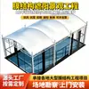 Tenda para quadra esportiva com proteção solar à prova d'água e de vento, estrutura de membrana PVDF/PTFE adequada para quadras de pickleball