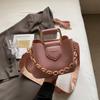 Bolsa Saco Transfronteiriça 2026 Nova Moda Versátil Simples de Alta Qualidade Nicho Casual Ombro Transversal Bolsinha de Mão Tendência