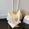 2026 Popular Bolsa Nube de Moda Versátil Bolso de Hombro Único para Mujer Color Sólido de Mano para Axila Bolso de Burbuja Plegado para Mujer