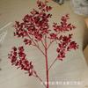 Atacado de fábrica folha de hortelã simulação flor artificial plástico decoração de teto de auditório de casamento decoração de flor arranjo de flor de casamento