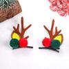 Decoraciones navideñas Horquilla de Papá Noel accesorios para el cabello de princesa para niños horquilla navideña pequeño regalo