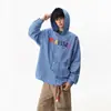 Sudadera Camisa Colorida Estilo Americano con Letras para Hombres y Mujeres Otoño Estilo Miu Camisa de Manga Larga a Cuadros Holgada Ropa Exterior con Sentido de Alto IQ
