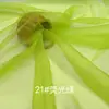 Tela de Organza 2020D Hilo Ruyi Mate Transparente Ligeramente Rígida Accesorios de Encaje Bordado Tela para Empaque de Regalos