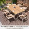 Mesas e Cadeiras Personalizadas para Pátio Externo, Resistentes à Água para Jardim, Varanda, Restaurante, Combinação de Mesas e Cadeiras para Cafeteria, Cadeiras de Rattan para Lazer ao Ar Livre