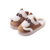Pantuflas de algodón para hombre invierno 2024 nuevas para interior hogar cálidas suela gruesa de EVA antideslizantes felpa pies sin olor pantuflas