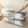 Fundas de Almohada Acolchadas de Soja Clase A, un Par para Todas las Estaciones, Adecuadas para Uso Doméstico, 48cmx74cm, Pieza Única, Funda de Almohada Engrosada