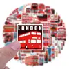 55Pzs Nuevo Autobús de Londres Pegatinas de Graffiti de Autobús de Londres Pegatinas para Patinete Equipaje Fabricante Venta al por Mayor