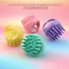 Nuevo Cepillo de Silicona para Champú de Dientes Largos, Peine Masajeador del Cuero Cabelludo para la Ducha, Peine Terapéutico para el Cabello, Especial para la Limpieza del Cuero Cabelludo
