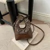 Moda Primavera 2026 Bolsas Fashion Fofas Redondas de Renda Bolsa de Mão para Bebê Cor Sólida Mini Bolsa Transversal para Crianças