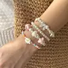 Conjunto de Pulseras de Vacaciones Estilo Bohemio, Conchas de Playa de Verano, Estrella de Mar, Perlas y Cuentas Semilla Pulseras Apilables de Múltiples Capas