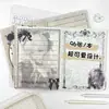 Cuaderno A5 Chica Negra Madura Cuaderno Rayado para Estudiantes Diario Planner Impreso Cuaderno de Páginas a Color de Anime