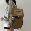 Mochila de Lona para Niños 2026 Nueva Mochila de Viaje de Gran Capacidad para Estudiantes de Secundaria, Preparatoria y Universidad Bolso Escolar Sencillo para Mujeres