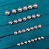 Pérolas Imitação Swarovski Meio Furadas de Alta Qualidade, Pérolas de Concha Imitação South Sea Brancas Australianas, Brincos 6-14mm, Pérolas de Concha, Contas Redondas para DIY