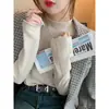 Camiseta base de cuello medio para mujer para otoño e invierno, suéter de punto de diseño nuevo de alta gama 2026